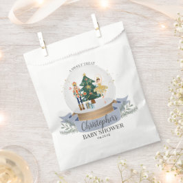 Sacolinha O Chá de fraldas Azul Nutcracker favorece o tratam