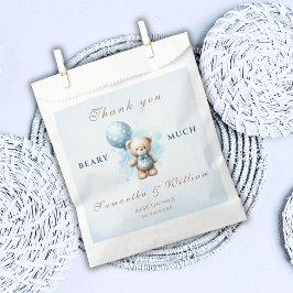 Sacolinha Obrigado Beary Muito Aquarela Urso De Teddy