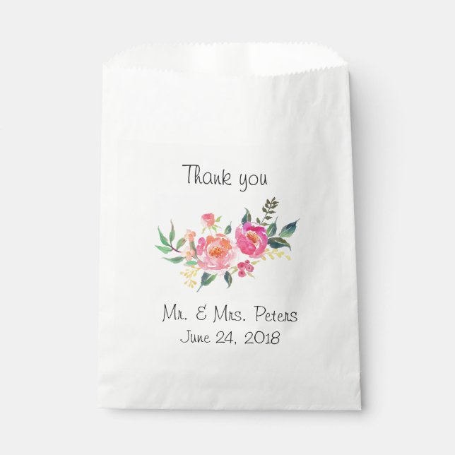 Sacolinha Obrigado, bolsa de presente (Frente)