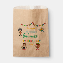 Sacolinha Obrigado de aniversário da Fiesta.