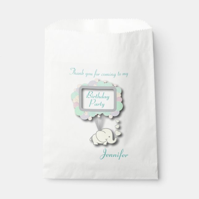 Sacolinha Obrigado, Elefante. (Frente)