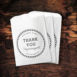 Sacolinha Obrigado Pela Sua Folha De Papel De Suporte