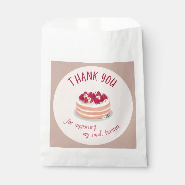 Sacolinha Obrigado Por Apoiar minha Pequena Empresa (Frente)