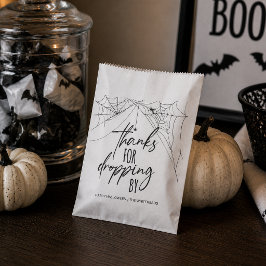 Sacolinha Obrigado por passar pela teia de aranha de Hallowe