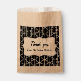 Sacolinha Obrigado por ter ligado bolsas de negócios persona