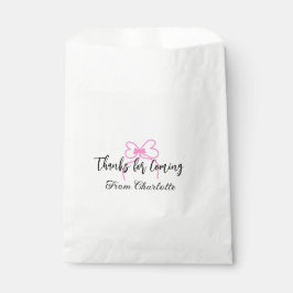 Sacolinha obrigado por vir adicionar nome mensagem texto laç