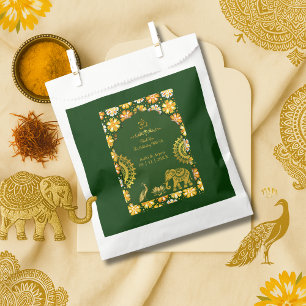 Sacolinha obrigados de casamento hindu tradicionais da emera
