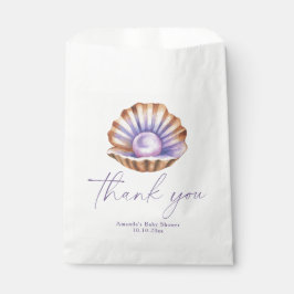 Sacolinha Ocean Little Pearl Baby Shower Thank you