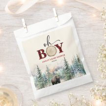 Oh Boy Lumberjack Woodland Chá de fraldas