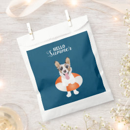 Sacolinha Olá Summer Corgi Beach Dog