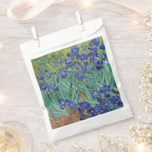 Sacolinha Óleo Floral Famoso de Íris Azuis de Van Gogh