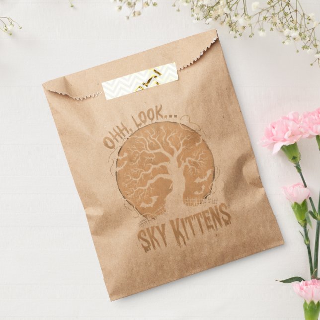 Sacolinha Olhe, Gatinhos do Céu, Halloween, Bats Engraçados (Selado)