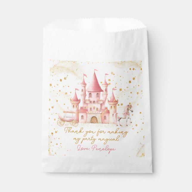 Sacolinha Once Upon a Time Princess Party Favor Bag (Frente)