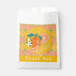 Sacolinha Orange Fruthday Green