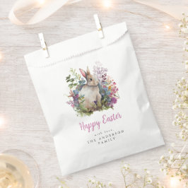 Sacolinha Orchid Watercolor Floral Páscoa Brunch