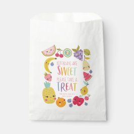 Sacolinha Os Aniversários Da fruta São Favor Doce