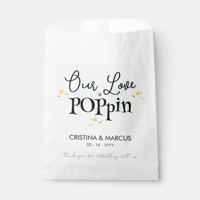 Sacolinha Our Love Is Poppin Popcorn (Frente)