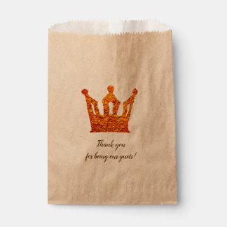 Sacolinha Ouro Crown Favor Bag
