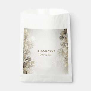 Sacolinha Ouro de Aquarelas do Partido Eucalyptus Foliage Sh