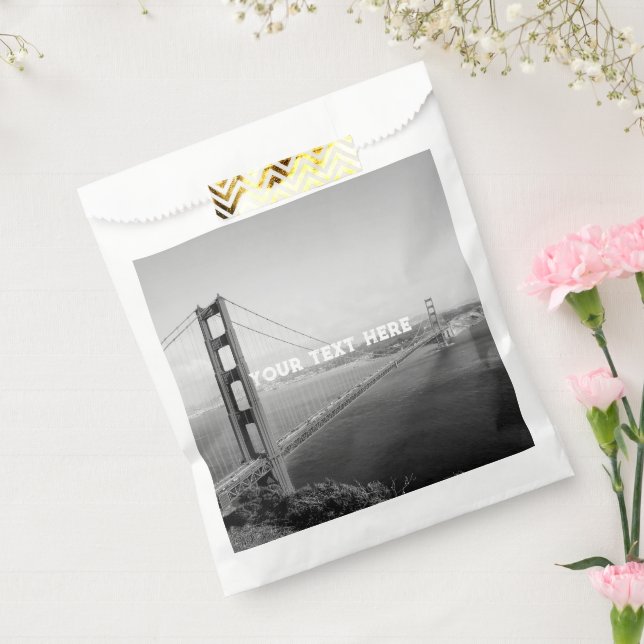 Sacolinha Ouro San Francisco Gate Black White Vintage (Selado)
