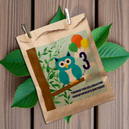 Sacolinha Owl Birthday