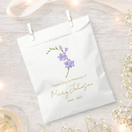 Sacolinha Pacote de Sementes de Freesia Simples Funeral
