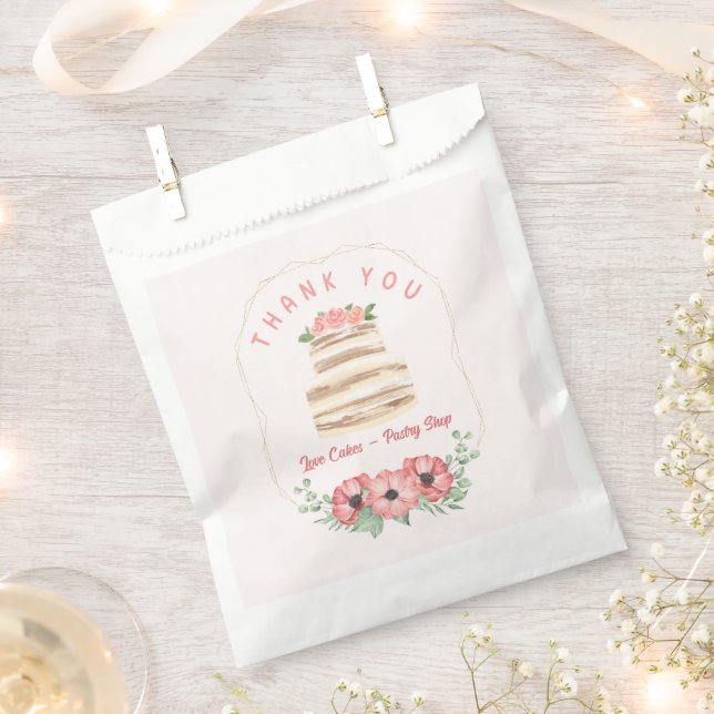 Sacolinha Padaria de Flores Love Cakes (Cortado)