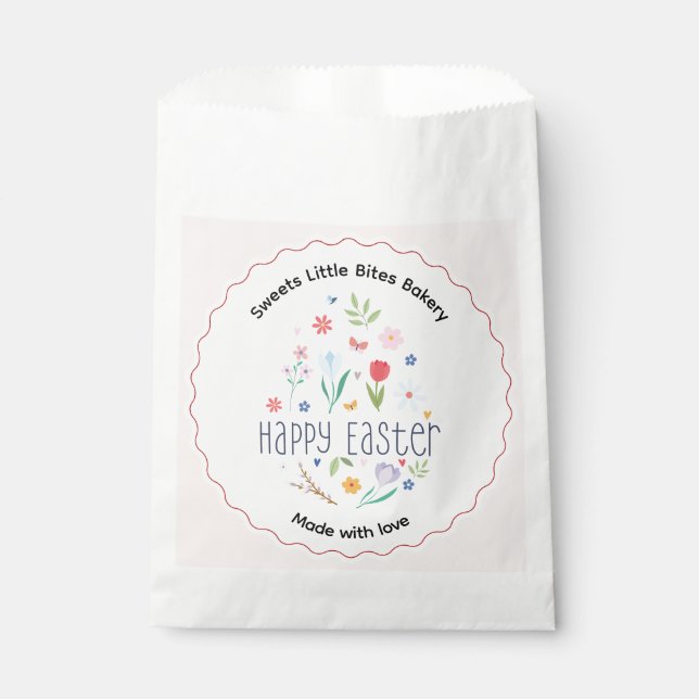 Sacolinha Padaria Páscoa Feita com Amor (Frente)