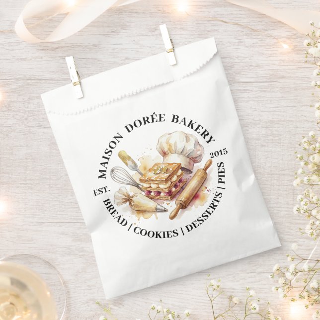 Sacolinha Padeiro Confeiteiro Chef de Confeitaria Doces Bolo (Cortado)