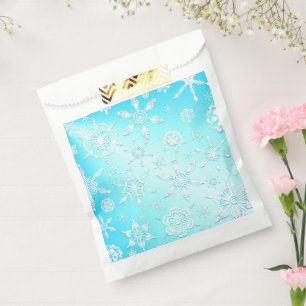 Sacolinha Padrão Crystal Snowflakes