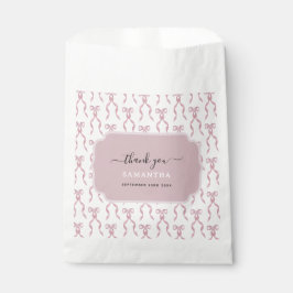 Sacolinha Padrão de Arco rosa com aquarela do rico