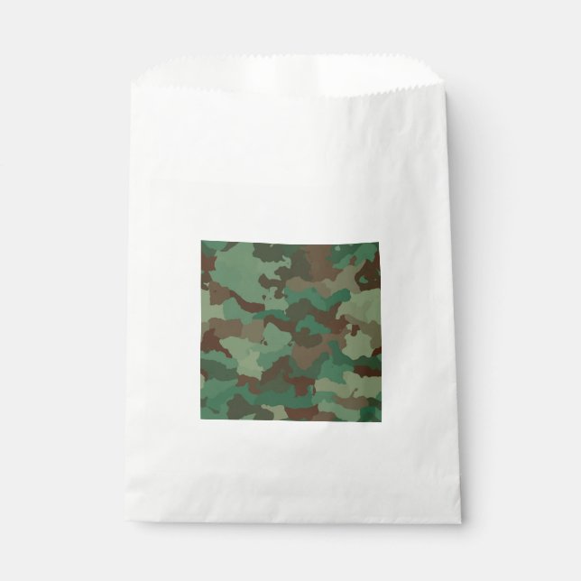 Sacolinha Padrão de Camuflagem Militar (Forças Armadas) (Frente)