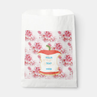 Sacolinha Padrão de Flor de Cravo Rosa