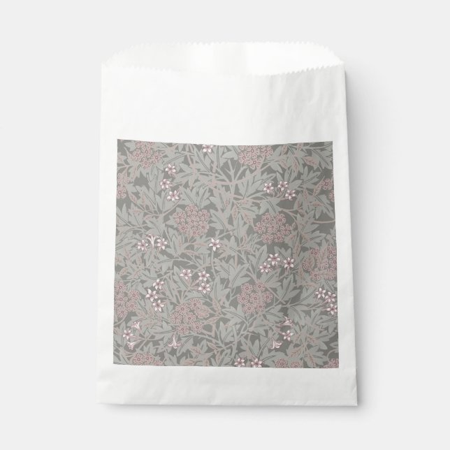 Sacolinha Padrão de Flor de Jasmim de William Morris (Frente)