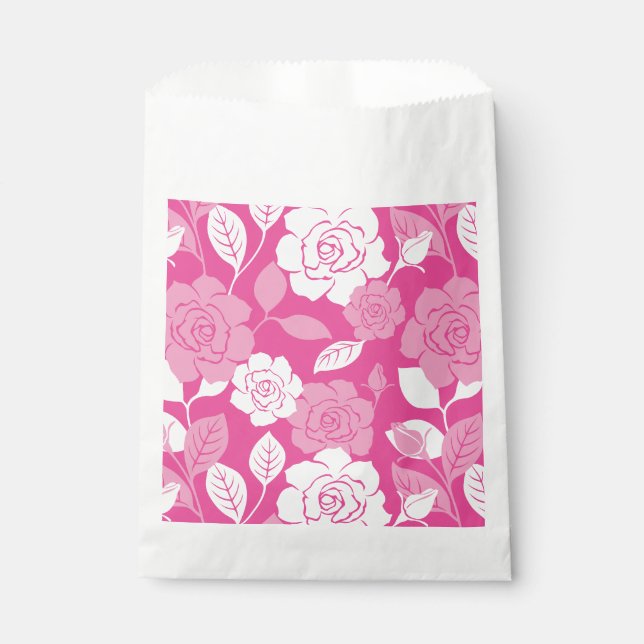 SACOLINHA PADRÃO DE ROSA (ROSA) (Frente)