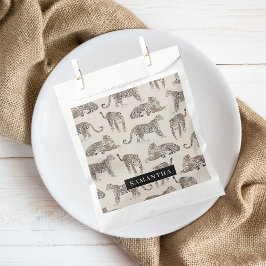 Sacolinha Padrões Selvagem de Animais Selvagens de Leopardo