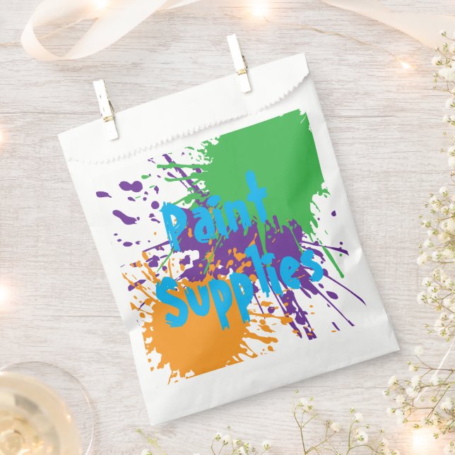 Sacolinha Painting Party Kids Birthday Paint Supplies (Cortado)