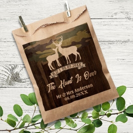 Sacolinha País Ocidental Veado A Caça Está Sobre Casamento