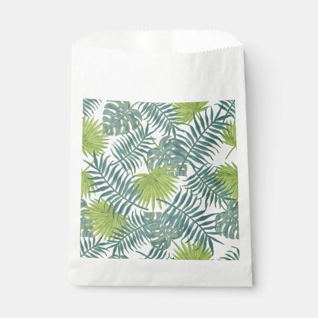 Sacolinha Palm Tree Fronds Pintando Havaiano (Frente)