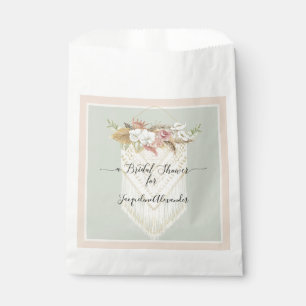 Sacolinha Pampas Grass Mint Blush Verde Floral Bridal