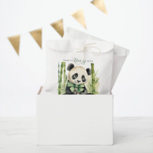 Sacolinha Panda Bear Obrigado Beary Muito Chá de fraldas
