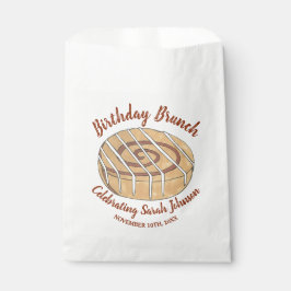 Sacolinha Pão de Rolo de Canela Recheado Festa de Aniversári