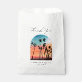 Sacolinha Papais noeis Barbara Wedding Obrigado Foto Sunset