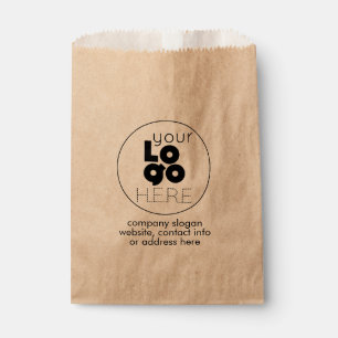 Sacolinha Papel Brown Kraft favorece Bolsas com logotipo da 