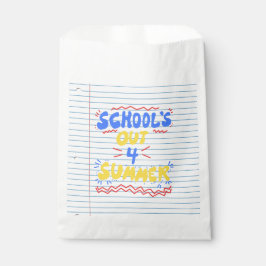 Sacolinha Papel de Folha Solta School’s Out