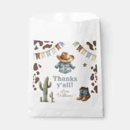 Sacolinha Parabéns do Cowboy Primeiro Rodeo