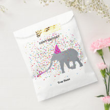 Partículas de elefante - Animais na Festa de anive