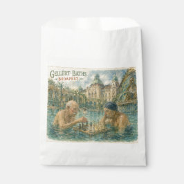 Sacolinha Partida de xadrez Gellert Baths Budapeste Hungria