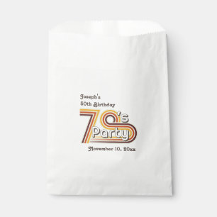 Sacolinha Partido listrado retro dos anos 70