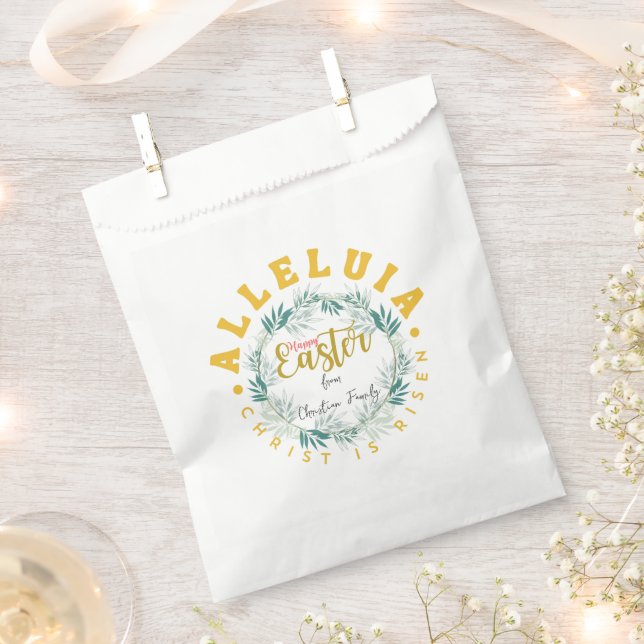 Sacolinha Páscoa Cristã Personalizada (Cortado)